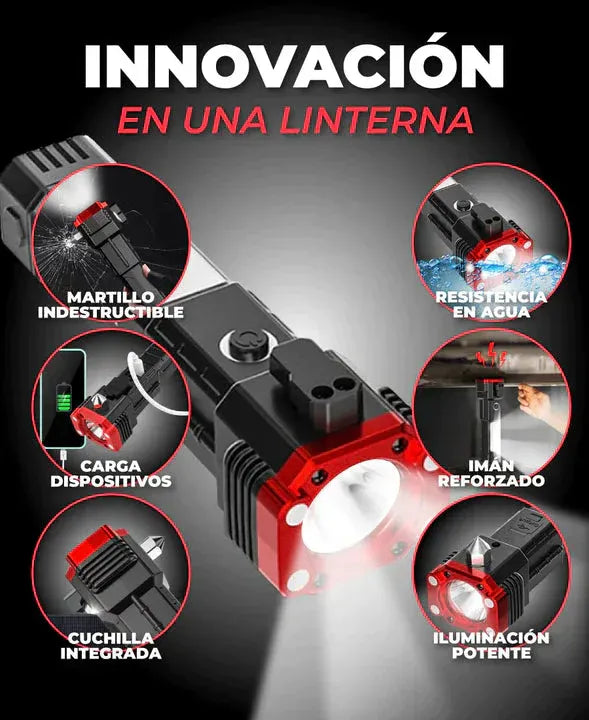 NUEVA LINTERNA TÁCTICA + PACK VISION HD