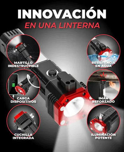 NUEVA LINTERNA TÁCTICA + PACK VISION HD