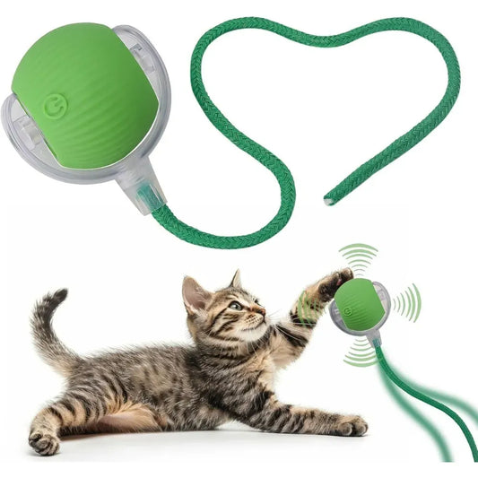 SMART CAT BALL™ | Pelota Interactiva Recargable para Gatos con Luz LED