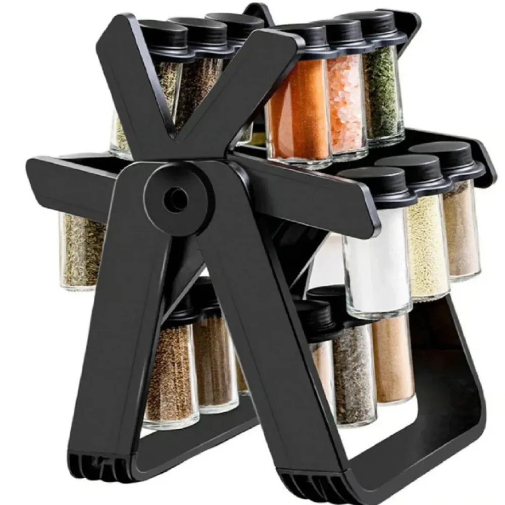 CONDIMENTERO GIRATORIO 18 PIEZAS