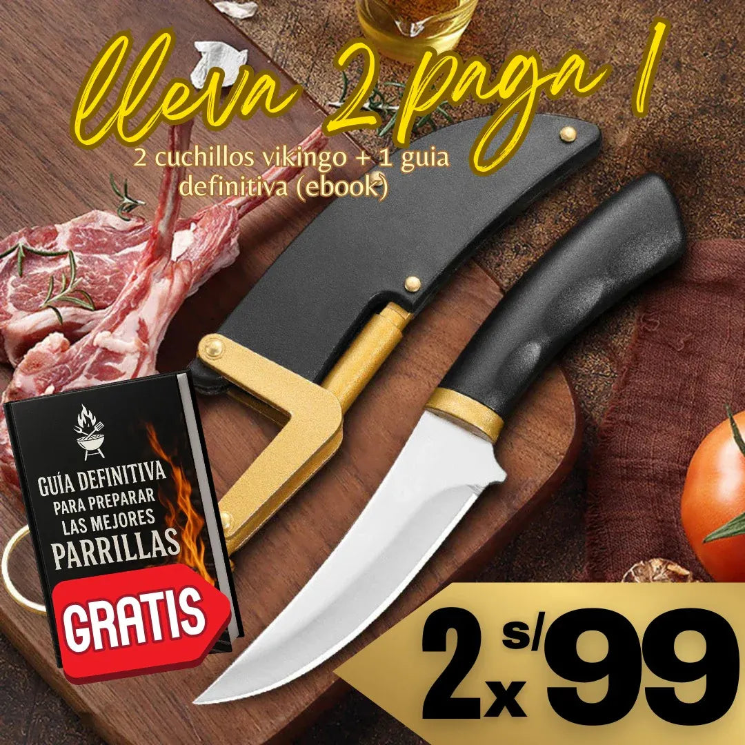 NUEVO CUCHILLO VIKINGO - PAGA 1 LLEVA 2